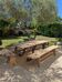 Table set, stools and benches