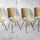 Set of 4 vintage compass feet chairs - 1960