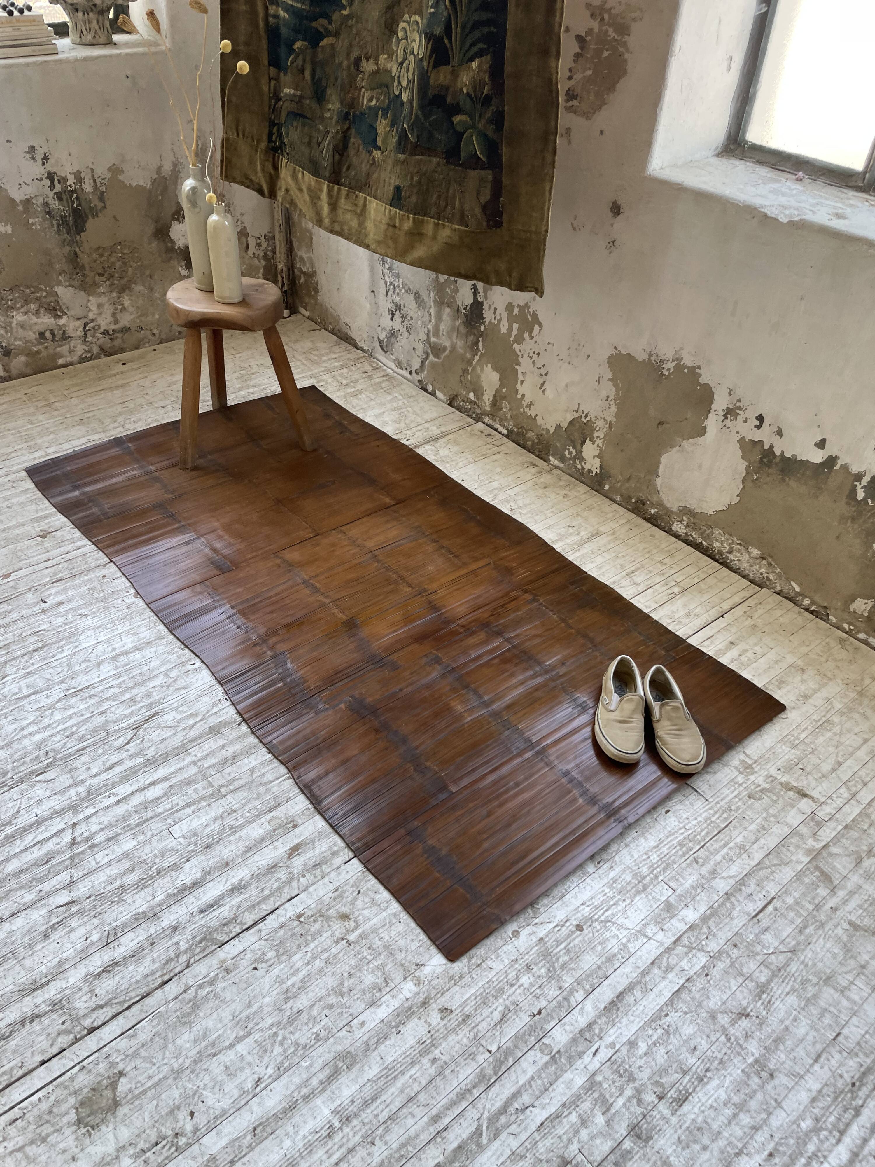Tapis en bois tribu Akha Birmanie