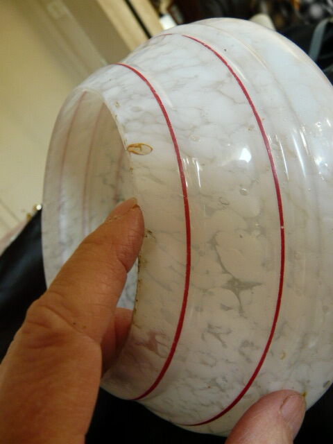 Clichy glass applied with porcelain support 50