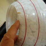 Clichy glass applied with porcelain support 50