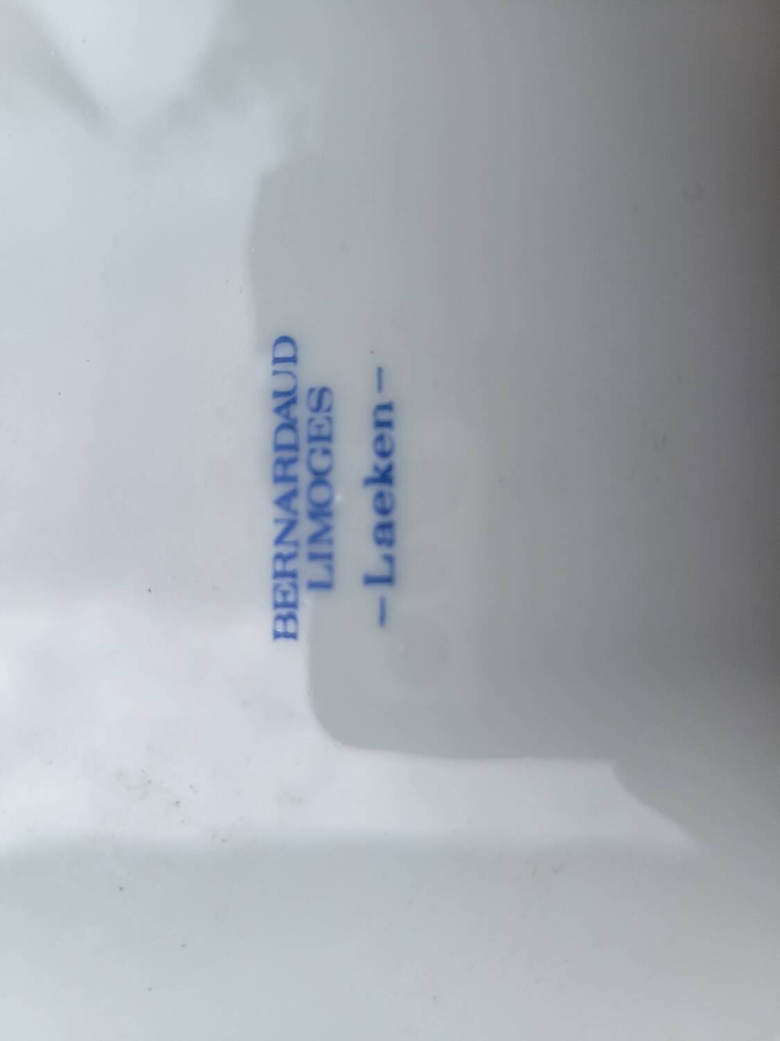 5 Bernardeau Limoges porcelain dessert plates