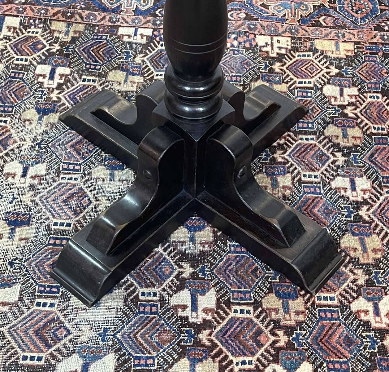 1970s English elm bistro table