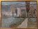 Mid-Century Modern Swedish "Italian Valley" Vintage 1967 Oil Painting, Framed