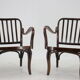 1950s Pair of Josef Frank Bentwood Armchairs no. 752 by Thon