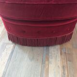 Vintage 70s velvet toad chair