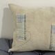 Handmade cushion in vintage fabric, Kilim style - Double-sided