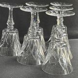 6 Verres à eau taille n° 2 - Saint Louis service Camargue