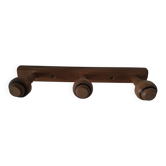 Porte manteau mural vintage en bois