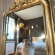 Miroir Louis-Philippe doré, XIXème
