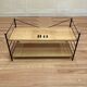 Étagère modulable métal et bois design 1960.