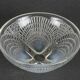 Lalique France opalescent scallop bowl numbered 3204