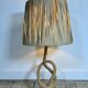 Audoux Minet lamp in rope and raffia 1950s