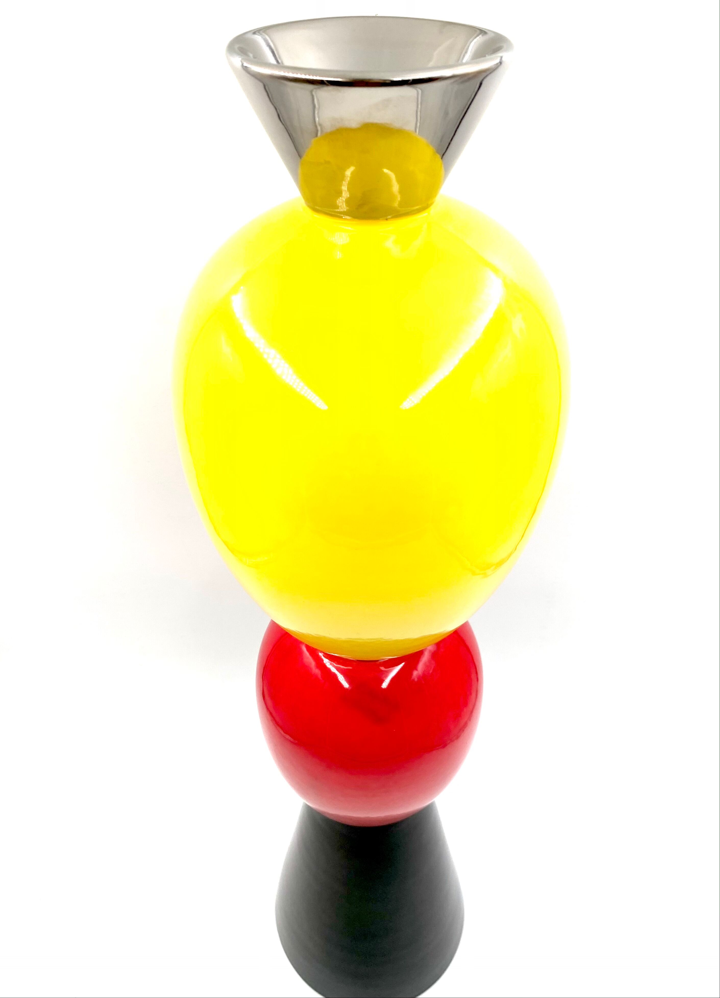 Alessandro Mendini, totem "Stoa", Lim. Ed. 10/50, Superego, Milan