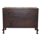 Commode Victorienne Tardive en Bois Dur Pieds Griffe et Boule