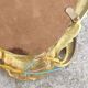 Pair of appliques in gilded bronze and Louis XV style mirror