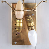 Crystal Wall Lamps set of 3 by J.T. Kalmar, 1960s