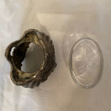 Silver metal salt shaker