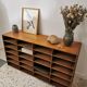 Meuble de tri vintage en bois