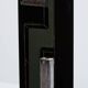 Art Deco vase in black green opaline glass Anatole Riecke 1939