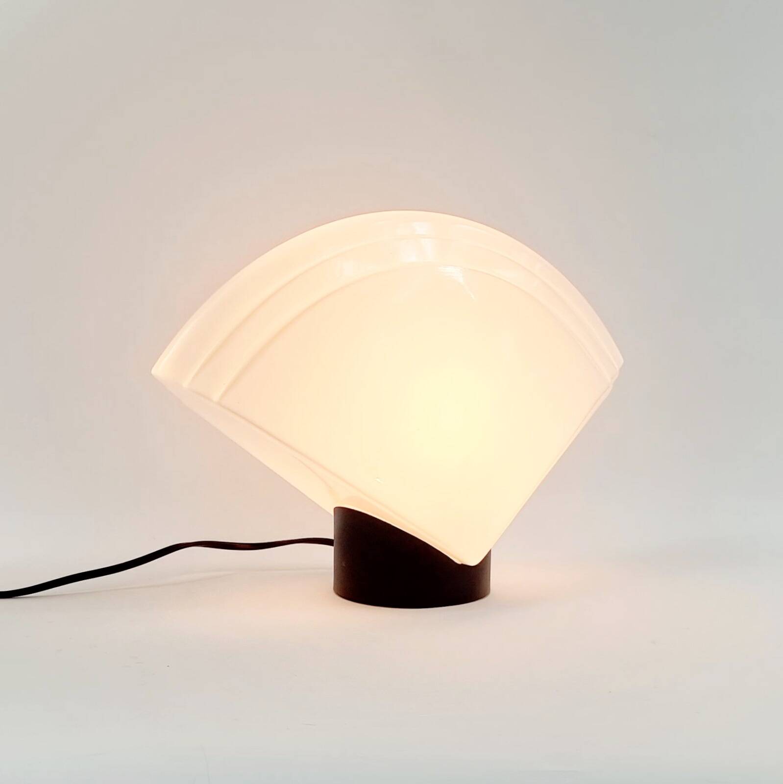 Grande lampe de bureau ou de table en verre de Murano d'AV Mazzega, Italie, années 1970.