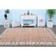 Tapis turc vintage fait main orange 180x286