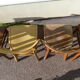 Lot de 6 chaises en bois de bistrot