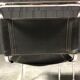 Paire de chaises S33 cuir noir et chrome