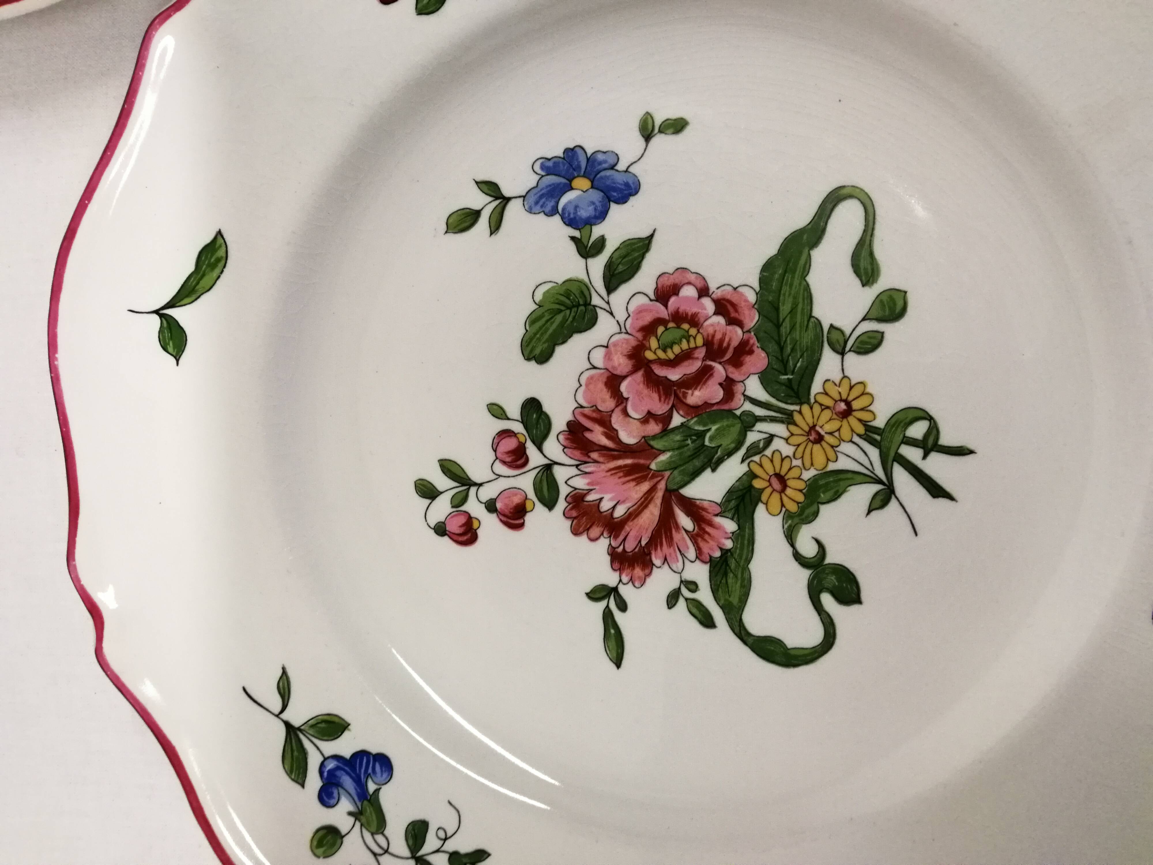 Old Saint Amand Plate Service 1713 France