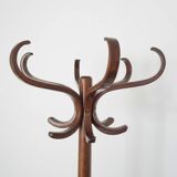 Wooden parrot coat rack