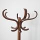Wooden parrot coat rack