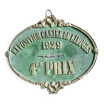 Plaque de Concours 1er Prix