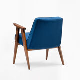 366 armchair / indigo velor