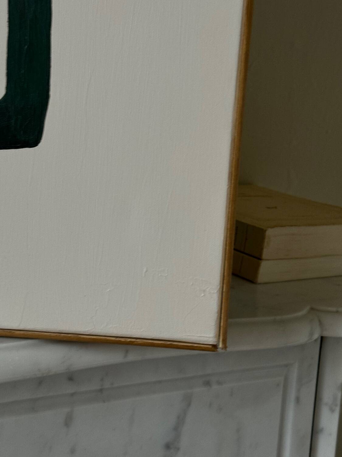 Abstract painting on canvas