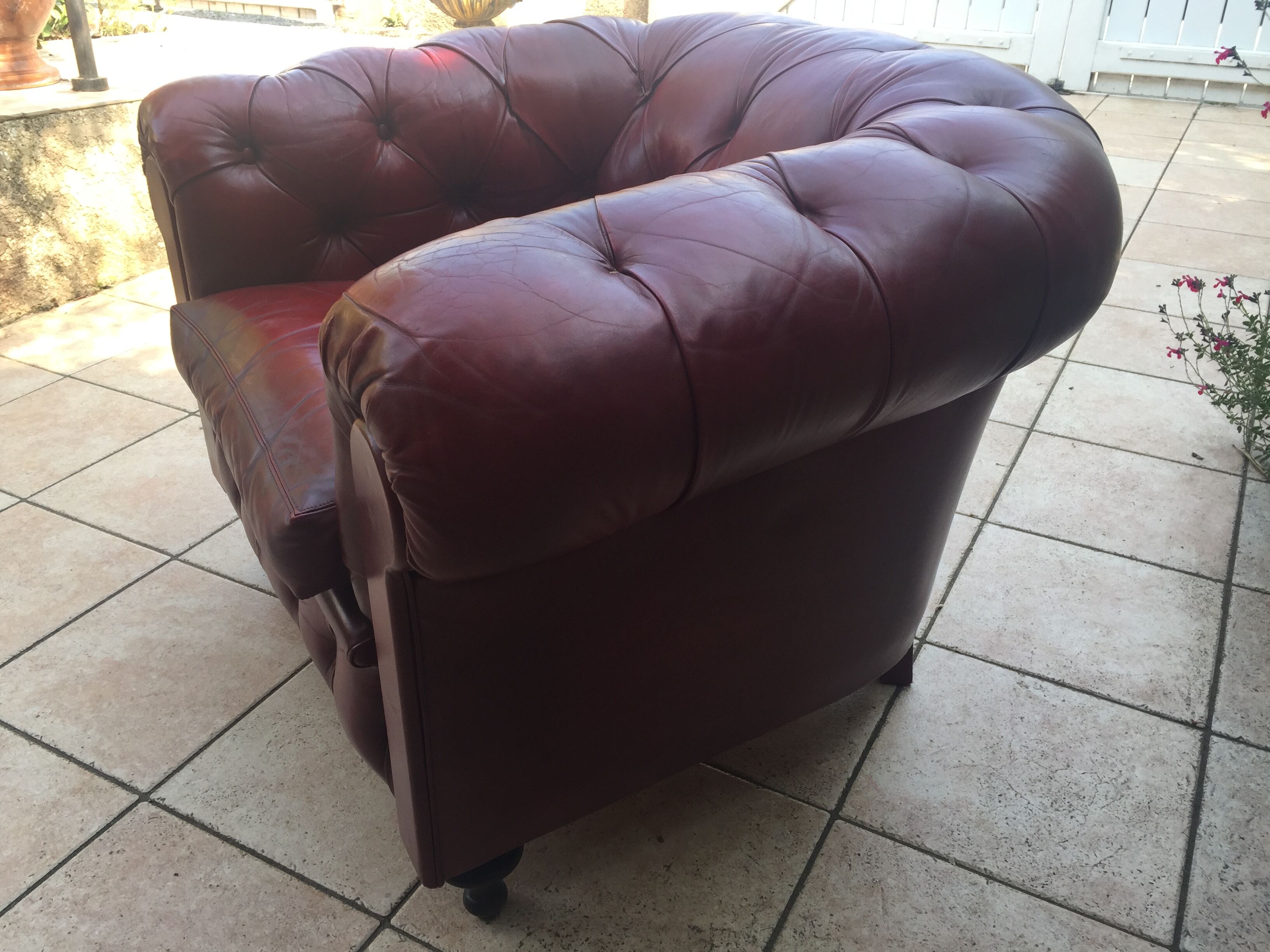 Chesterfield armchair