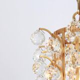 Small golden brass pendant by Christoph Palme, Germany, 1970s.