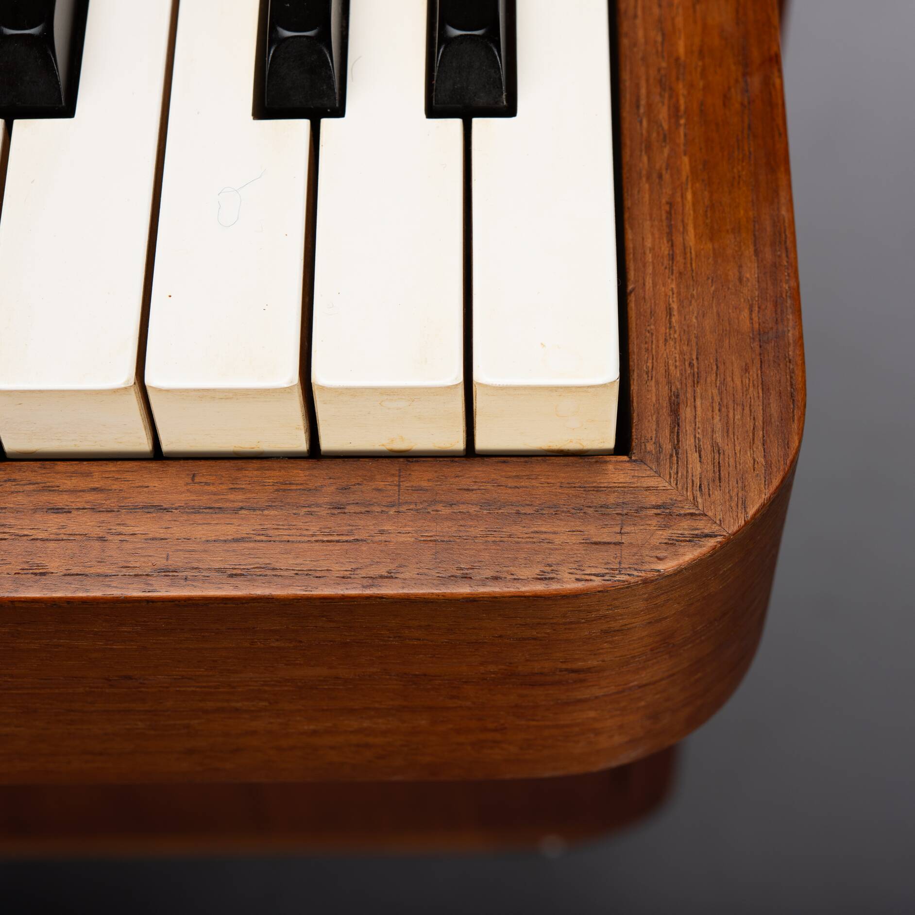 Danish Design Teak Pianette by Louis Zwicki, 1950s