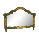 Mirror wooden lacquered and painted 83x115cm