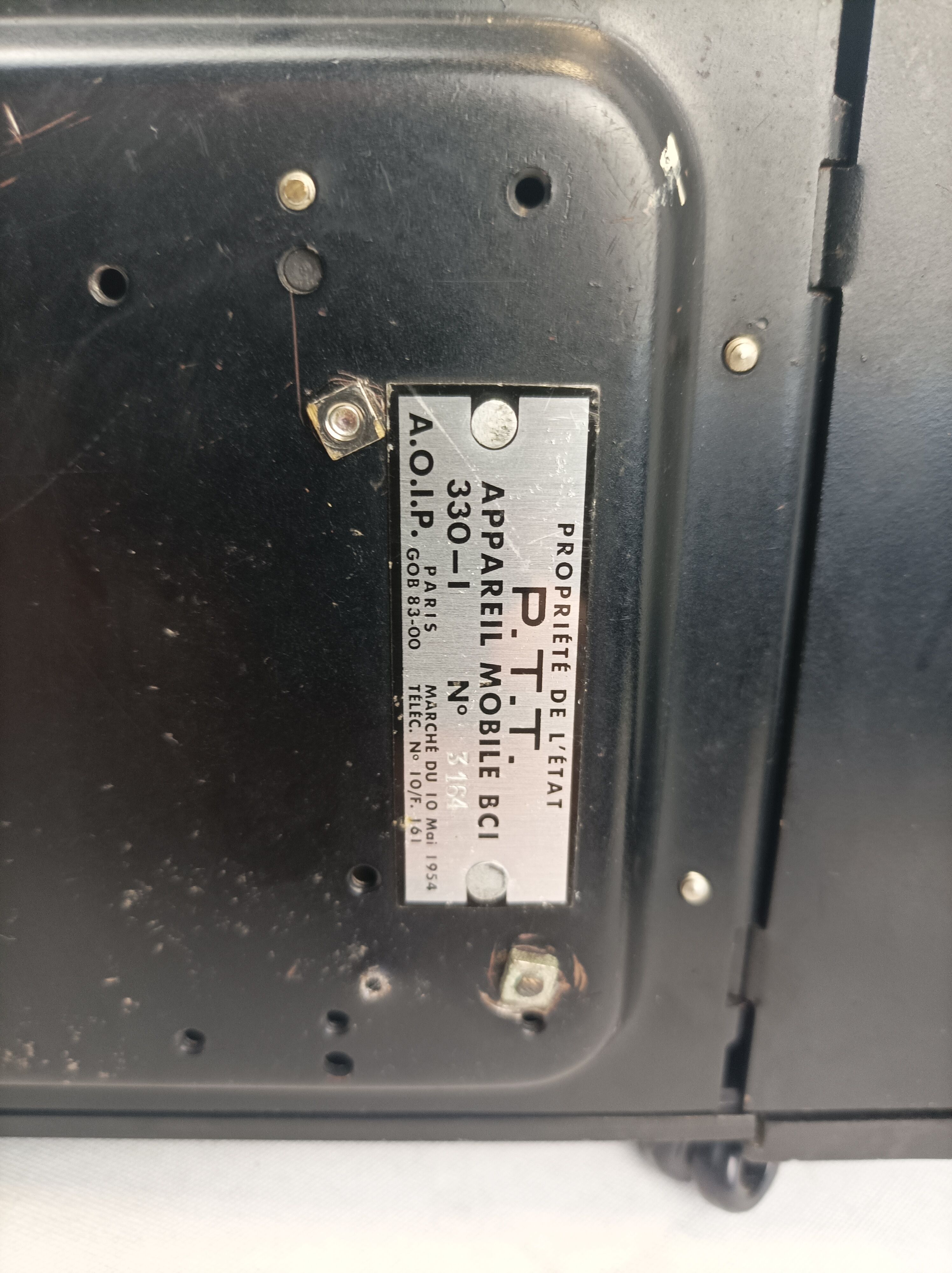 Téléphone en Bakèlite  PTT-330-1