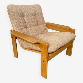 Scandinavian armchair light teak 1960 Denmark Sweden