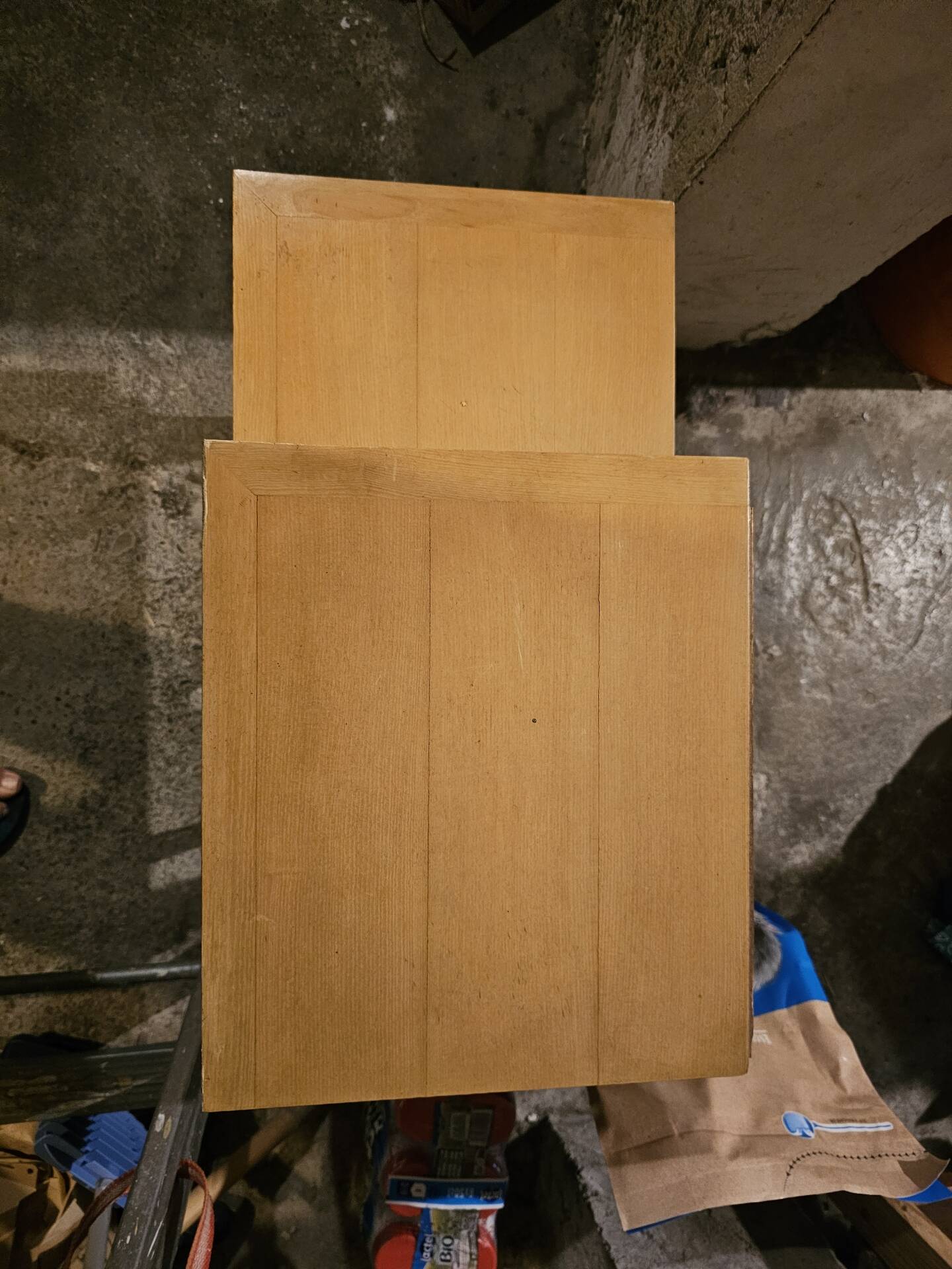 retro bedside table