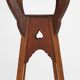 Art Deco Piedestal or Console Table in Oak, France 1940s