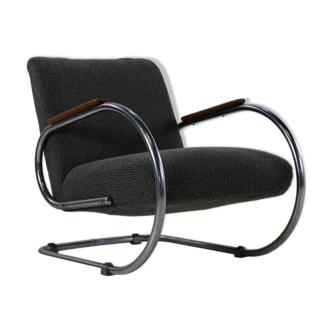 Fauteuil lounge design belge des années 30 par Tubax