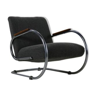 Belgian thirties design lounge chair by Tubax