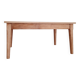 Low oak farm table
