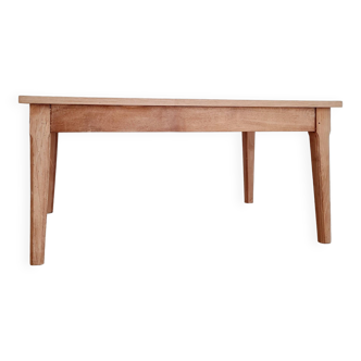 Table de ferme basse en chêne
