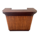 Vintage wooden and rattan counter bar