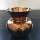 Coppery gold vase