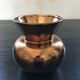 Coppery gold vase