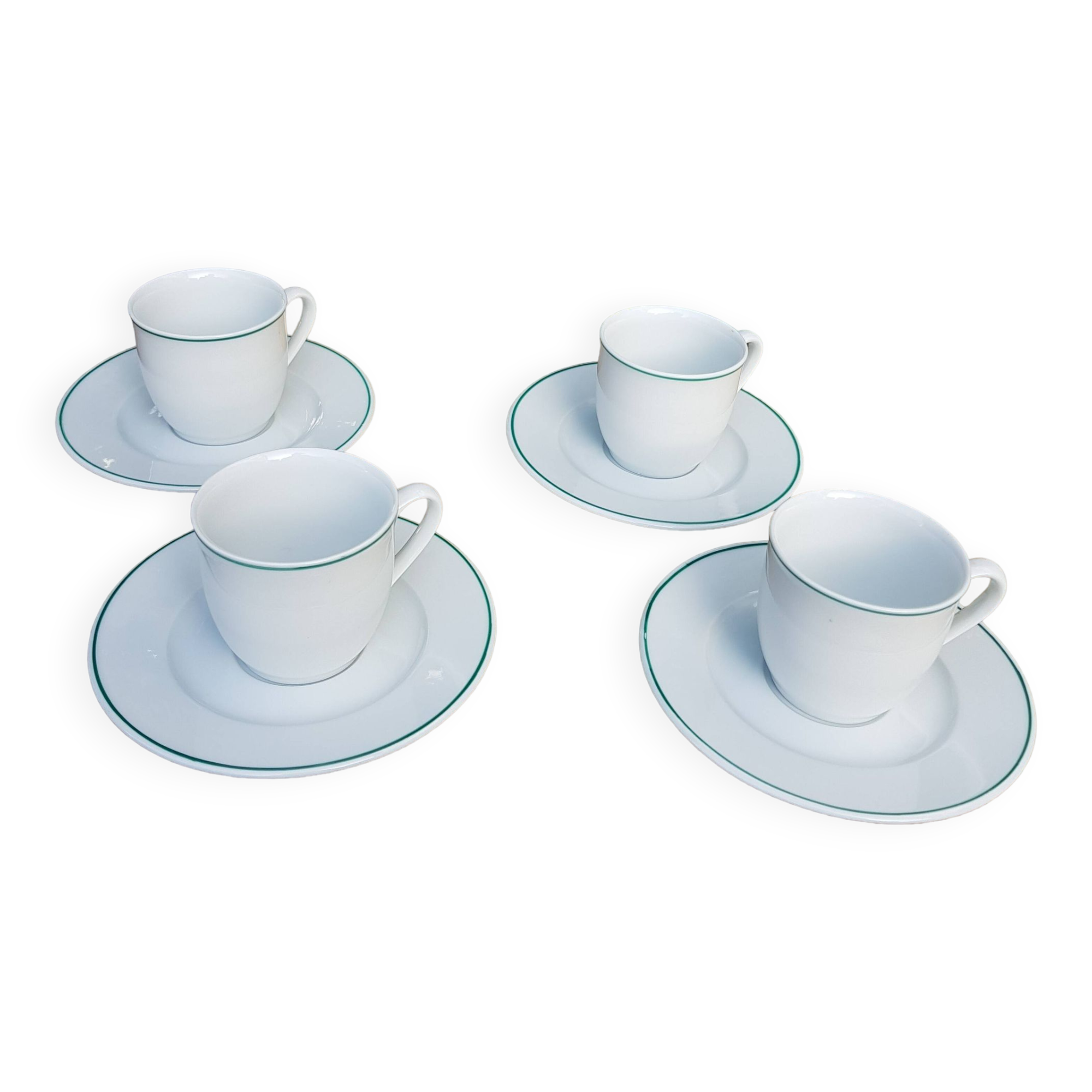 4 cups and saucers Guy Degrenne